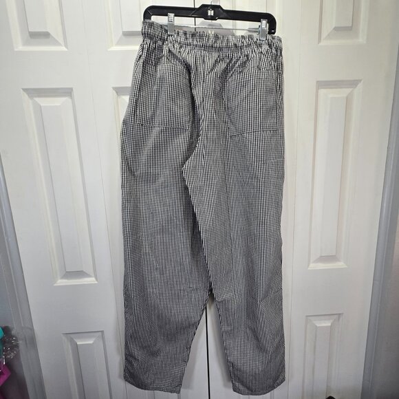 New Men’s Kitchen Apparel Checkered Pants – Size Large - Picture 2 of 6